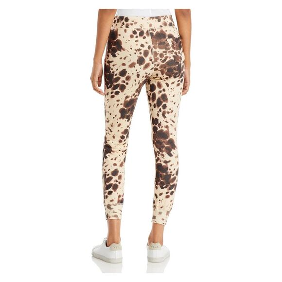 N: PHILANTHROPY Womens Beige Zippered Elastic Waist Drawstring Cuffed Pants S - Picture 2 of 2